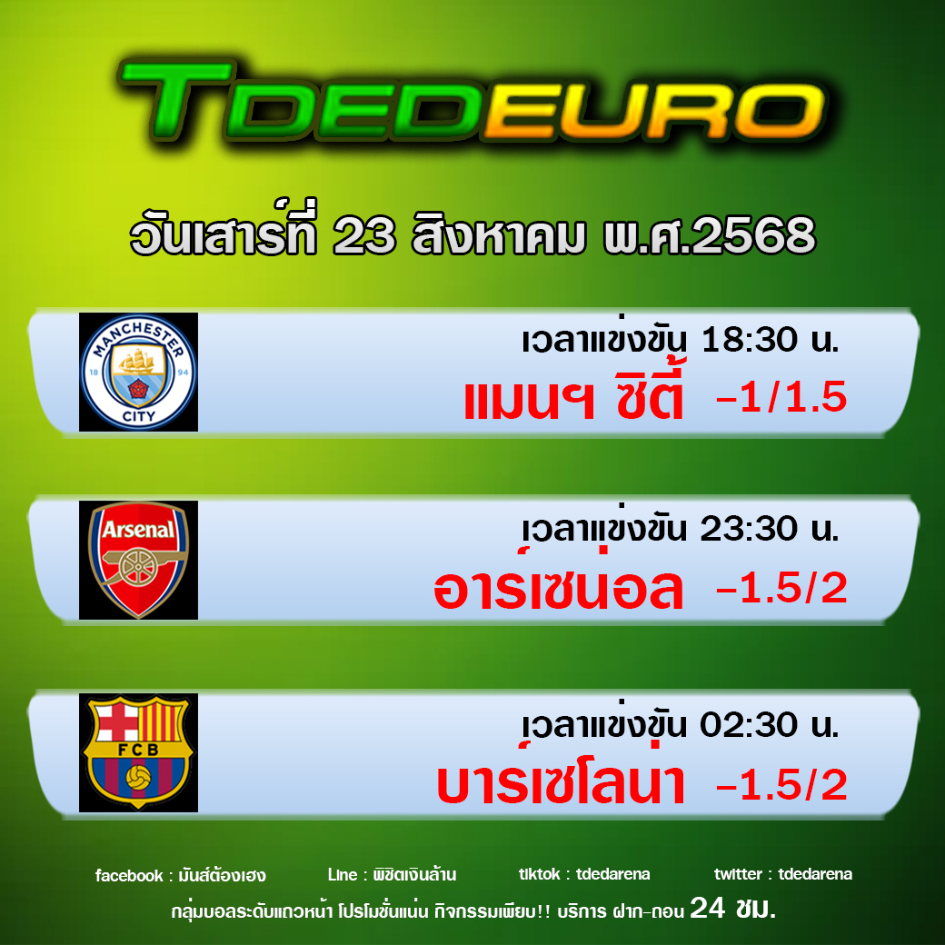 TDEDEURO : ทีเด็ดบอลชุด ทีเด็ดสเต็ปเทพ